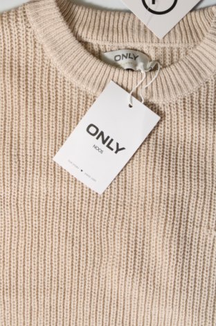 Дамски пуловер ONLY, Размер M, Цвят Бежов, Цена 21,70 лв.