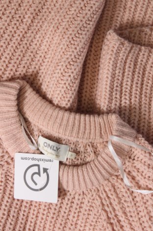 Дамски пуловер ONLY, Размер S, Цвят Розов, Цена 26,07 лв.