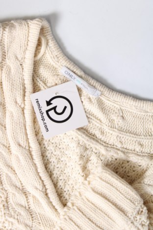 Дамски пуловер ONLY, Размер L, Цвят Бежов, Цена 8,64 лв.
