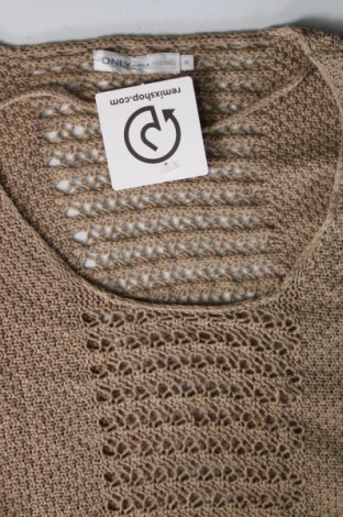 Дамски пуловер ONLY, Размер M, Цвят Бежов, Цена 4,32 лв.