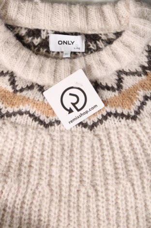 Γυναικείο πουλόβερ ONLY, Μέγεθος XL, Χρώμα  Μπέζ, Τιμή 5,18 €