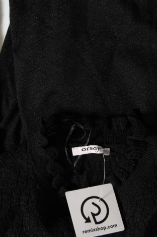 Дамски пуловер Orsay, Размер M, Цвят Черен, Цена 13,34 лв.