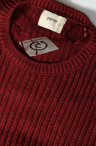 Дамски пуловер Papaya, Размер L, Цвят Червен, Цена 12,60 лв.