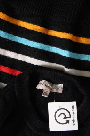 Γυναικείο πουλόβερ Philosophy, Μέγεθος L, Χρώμα Μαύρο, Τιμή 11,41 €