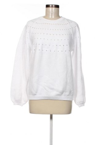 Дамски пуловер Pieces, Размер M, Цвят Бял, Цена 62,00 лв.