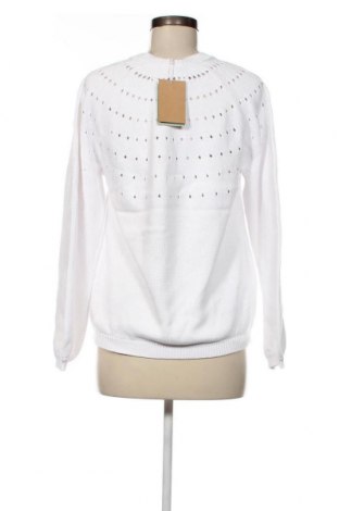 Γυναικείο πουλόβερ Pieces, Μέγεθος M, Χρώμα Λευκό, Τιμή 31,96 €
