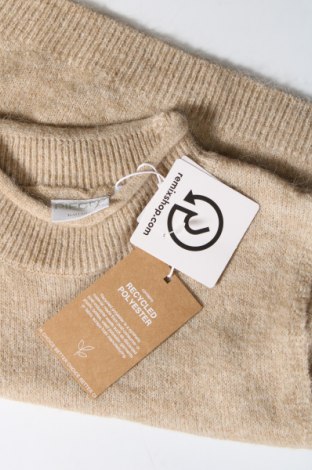 Дамски пуловер Pieces, Размер S, Цвят Бежов, Цена 17,98 лв.