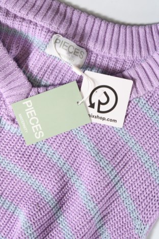 Дамски пуловер Pieces, Размер M, Цвят Многоцветен, Цена 18,60 лв.