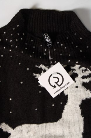 Дамски пуловер Pieces, Размер XS, Цвят Черен, Цена 27,90 лв.