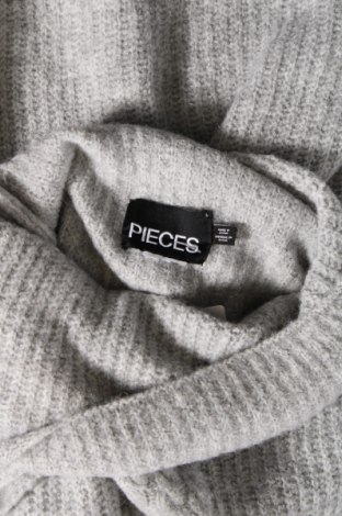 Дамски пуловер Pieces, Размер L, Цвят Сив, Цена 8,10 лв.