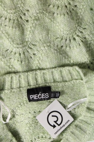 Damenpullover Pieces, Größe L, Farbe Grün, Preis € 18,79