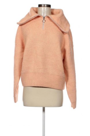 Дамски пуловер Pimkie, Размер L, Цвят Оранжев, Цена 7,54 лв.