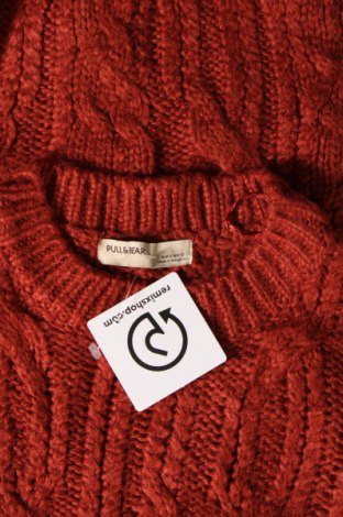 Γυναικείο πουλόβερ Pull&Bear, Μέγεθος S, Χρώμα Κόκκινο, Τιμή 7,18 €