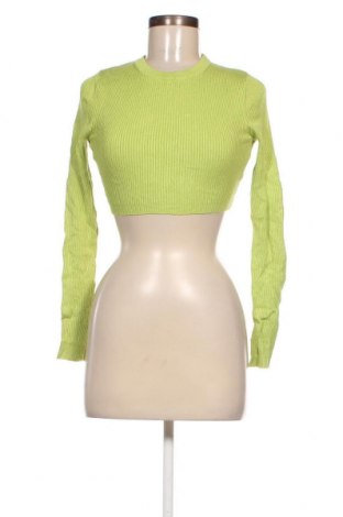 Дамски пуловер Pull&Bear, Размер S, Цвят Зелен, Цена 8,41 лв.
