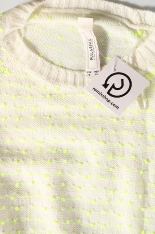 Γυναικείο πουλόβερ Pull&Bear, Μέγεθος S, Χρώμα Λευκό, Τιμή 5,38 €