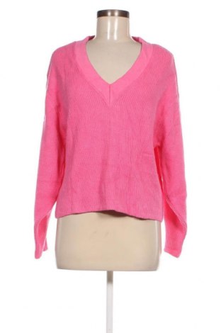 Дамски пуловер Pull&Bear, Размер L, Цвят Розов, Цена 8,41 лв.