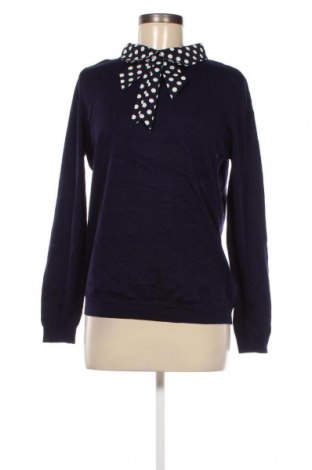 Дамски пуловер Qed London, Размер L, Цвят Син, Цена 41,00 лв.