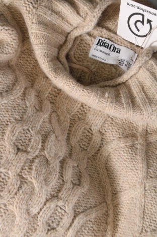 Дамски пуловер Rita Co Rita, Размер L, Цвят Бежов, Цена 18,56 лв.