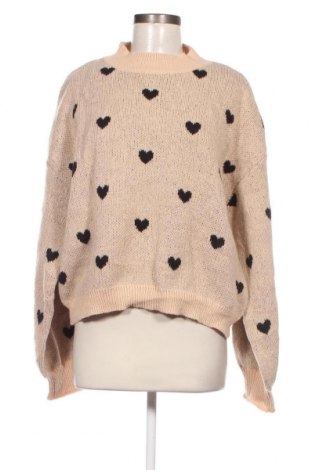 Дамски пуловер SHEIN, Размер XL, Цвят Бежов, Цена 8,41 лв.