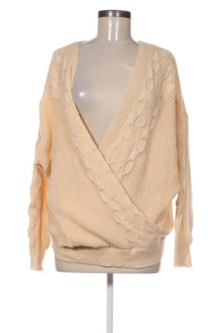 Γυναικείο πουλόβερ SHEIN, Μέγεθος XXL, Χρώμα Εκρού, Τιμή 10,23 €