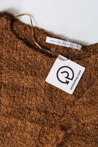 Дамски пуловер Seppala, Размер S, Цвят Кафяв, Цена 13,05 лв.