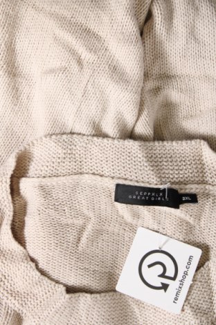 Дамски пуловер Seppala, Размер 3XL, Цвят Бежов, Цена 29,00 лв.