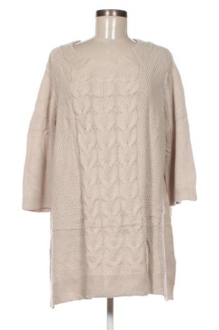 Γυναικείο πουλόβερ Seppala, Μέγεθος 3XL, Χρώμα  Μπέζ, Τιμή 17,94 €