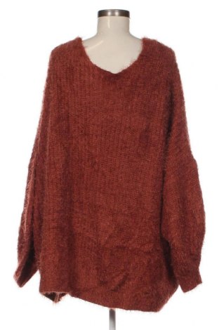 Pulover de femei Sheego, Mărime 4XL, Culoare Maro, Preț 134,87 Lei