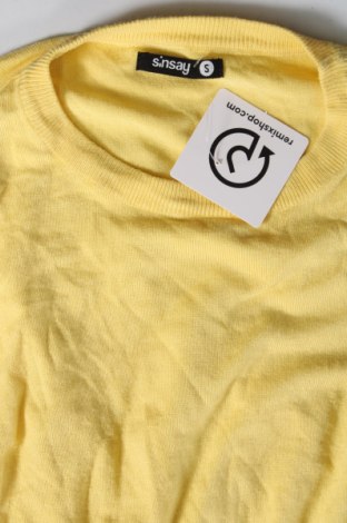 Дамски пуловер Sinsay, Размер S, Цвят Жълт, Цена 9,62 лв.