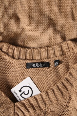 Дамски пуловер So Soire, Размер XL, Цвят Бежов, Цена 8,41 лв.