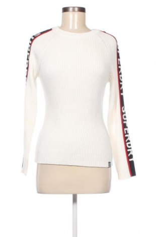 Дамски пуловер Superdry, Размер M, Цвят Бял, Цена 28,62 лв.