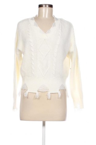 Γυναικείο πουλόβερ Tally Weijl, Μέγεθος S, Χρώμα Λευκό, Τιμή 11,86 €