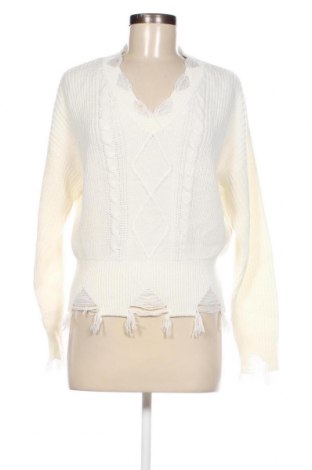 Дамски пуловер Tally Weijl, Размер M, Цвят Бял, Цена 18,40 лв.