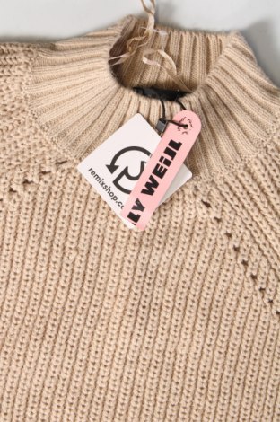 Дамски пуловер Tally Weijl, Размер M, Цвят Бежов, Цена 18,86 лв.