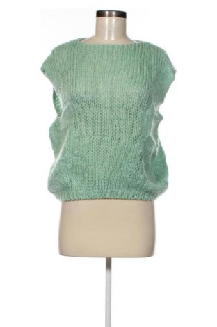 Дамски пуловер Terra di Siena, Размер M, Цвят Зелен, Цена 18,45 лв.