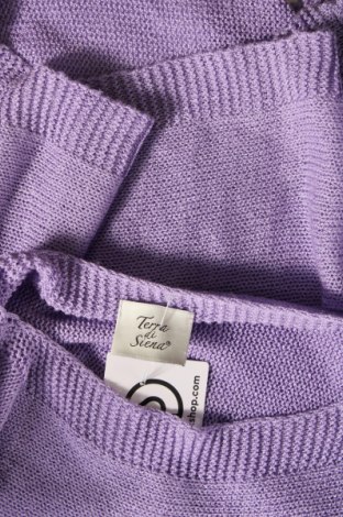 Γυναικείο πουλόβερ Terra di Siena, Μέγεθος S, Χρώμα Βιολετί, Τιμή 11,41 €