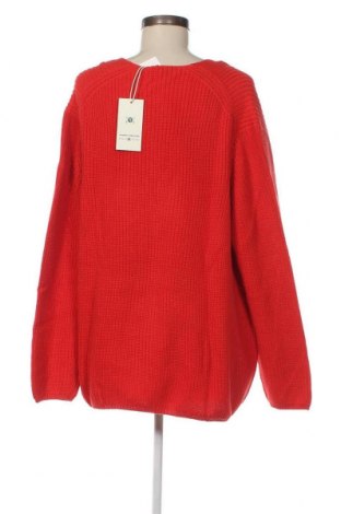 Дамски пуловер Tom Tailor, Размер XL, Цвят Червен, Цена 19,53 лв.