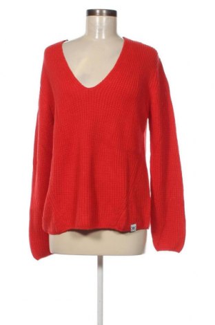 Дамски пуловер Tom Tailor, Размер S, Цвят Червен, Цена 19,53 лв.