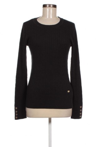 Дамски пуловер Tom Tailor, Размер XXS, Цвят Черен, Цена 26,04 лв.