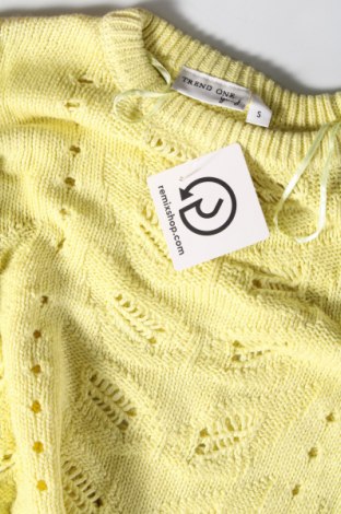 Damski sweter Trend One, Rozmiar S, Kolor Żółty, Cena 46,38 zł