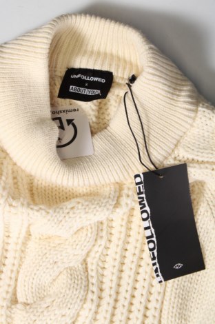 Дамски пуловер UNFOLLOWED x ABOUT YOU, Размер M, Цвят Бежов, Цена 93,00 лв.