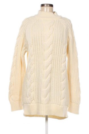 Дамски пуловер UNFOLLOWED x ABOUT YOU, Размер M, Цвят Бежов, Цена 46,50 лв.