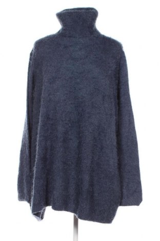 Γυναικείο πουλόβερ Ulla Popken, Μέγεθος 4XL, Χρώμα Μπλέ, Τιμή 32,79 €