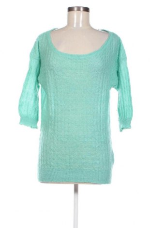 Дамски пуловер United Colors Of Benetton, Размер M, Цвят Зелен, Цена 14,35 лв.