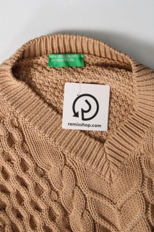 Damski sweter United Colors Of Benetton, Rozmiar S, Kolor Brązowy, Cena 45,35 zł