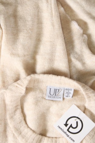 Дамски пуловер Up 2 Fashion, Размер L, Цвят Бежов, Цена 8,70 лв.