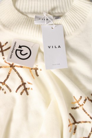 Pulover de femei VILA, Mărime XL, Culoare Ecru, Preț 61,19 Lei