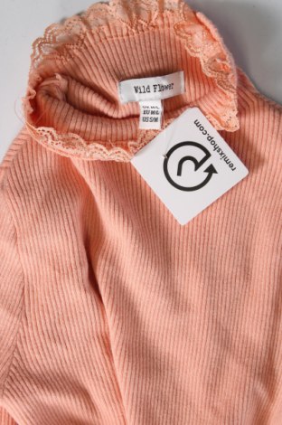 Дамски пуловер Wild Flower, Размер M, Цвят Розов, Цена 9,96 лв.