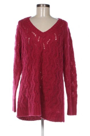 Дамски пуловер Yessica, Размер L, Цвят Розов, Цена 17,41 лв.