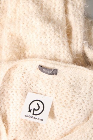 Дамски пуловер Yessica, Размер XL, Цвят Екрю, Цена 14,79 лв.